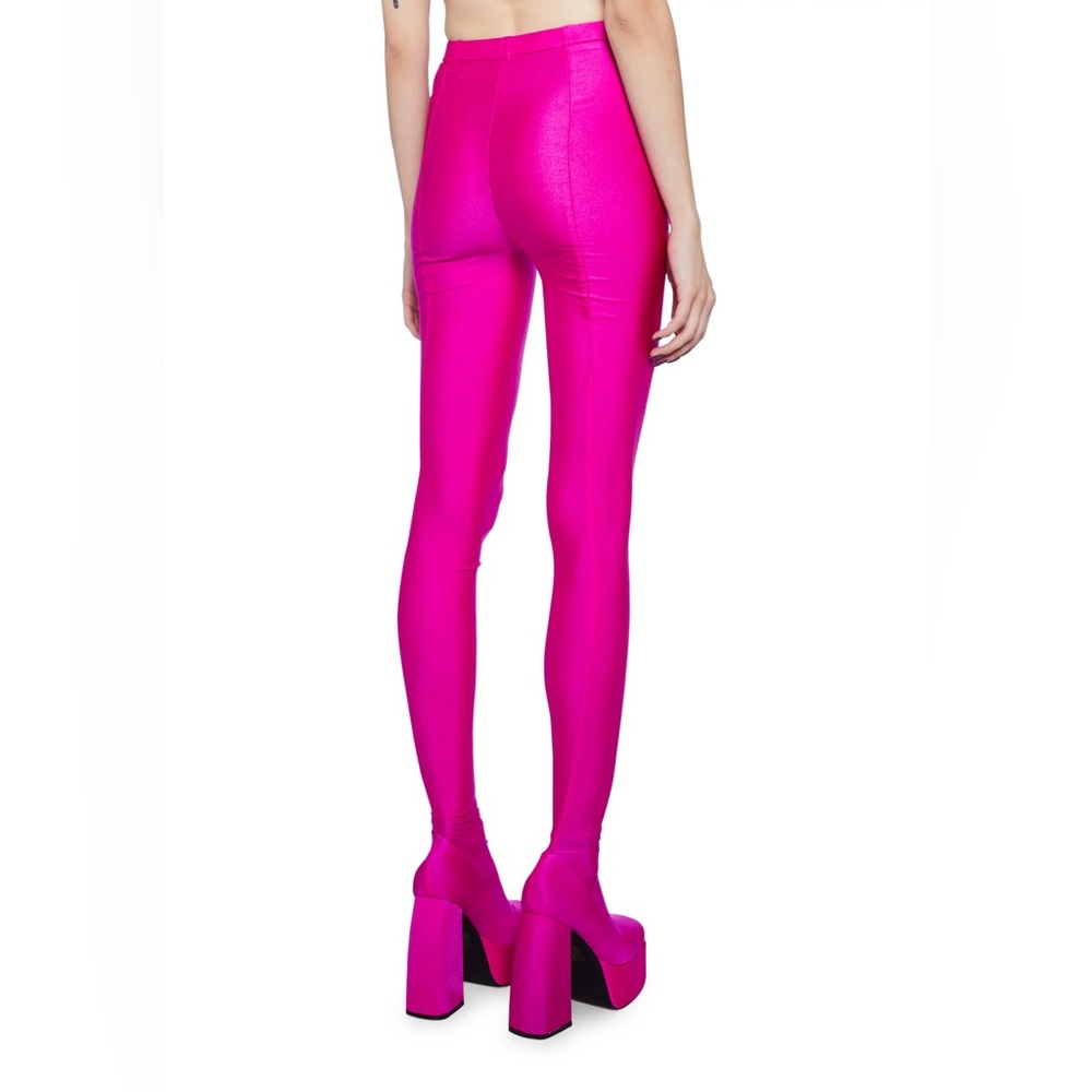 AZALA WANG HEYHEY PLATFORM CHUNKY PANT BOOT IN PINK - Picture 12 of 14